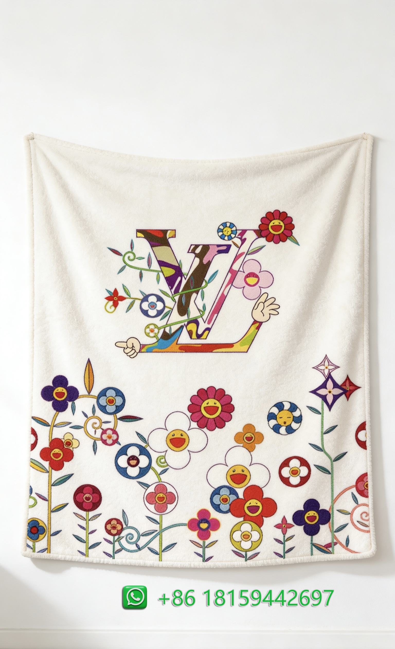 Louis Vuitton Throw Blankets